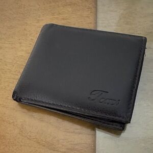 ✅ VINTAGE “TOMS” Classic Men’s Bifold Wallet Cardholder Billfold -Dark Brown
